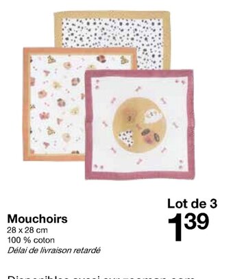 Zeeman Mouchoirs offre