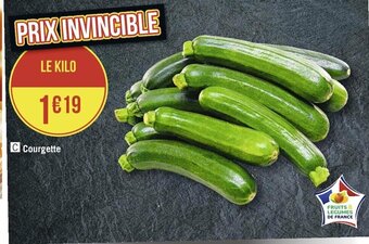 Casino Supermarchés Courgette offre