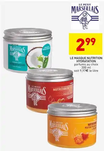Le petit marseillais le masque nutrition hydratation