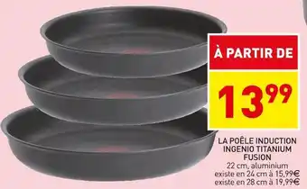 Stokomani Tefal la poêle induction ingenio titanium fusion offre