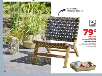 Fauteuil Bali