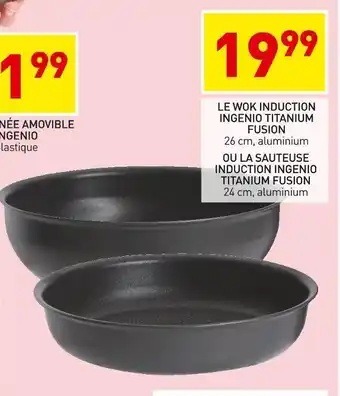 Stokomani Tefal le wok induction ingenio titanium fusion offre