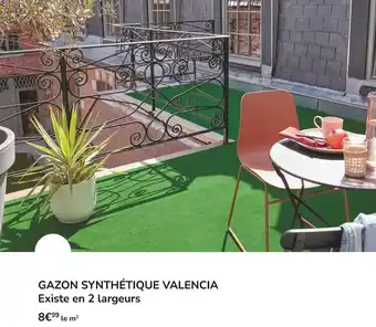 Gazon synthétique valencia