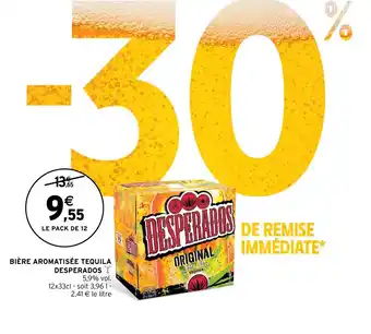 Intermarché Hyper Desperados Bière Aromatisée Tequila offre