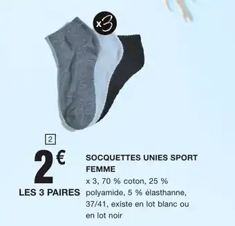 SOCQUETTES UNIES SPORT FEMME