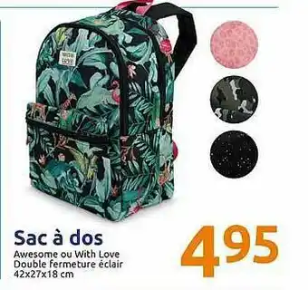 Action Sac à Dos offre