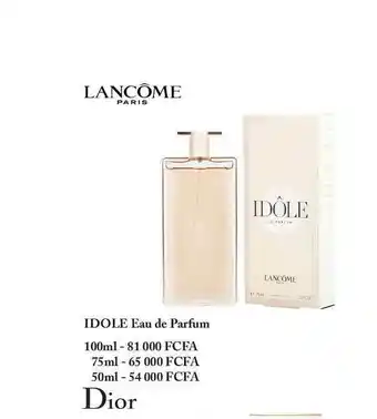 Beauty Success Idole Eau De Parfum Lancome offre