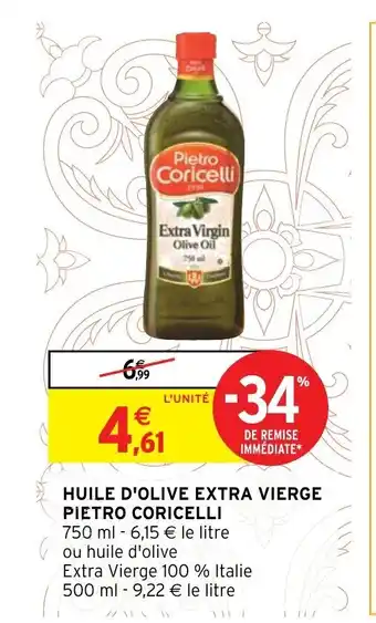Intermarché Hyper Huile d'Olive Extra Vierge Pietro Coricelli offre
