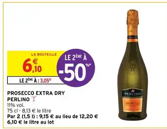 Intermarché Hyper Prosecco Extra Dry Perlino offre