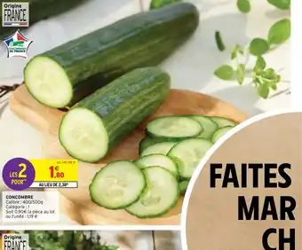 Intermarché Hyper Concombre offre