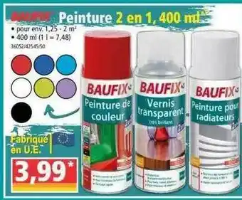 Norma Baufix Peinture 2 En 1 400ml offre