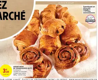 Intermarché Hyper Assortiment de Viennoiseries x9 offre