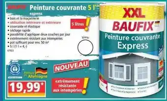 Norma Baufix Peinture Couvrante offre