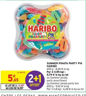 Intermarché Hyper Haribo Summer Pinata Party Pik offre