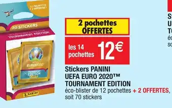 Stickers PANINI UEFA EURO 2020 TOURNAMENT EDITION