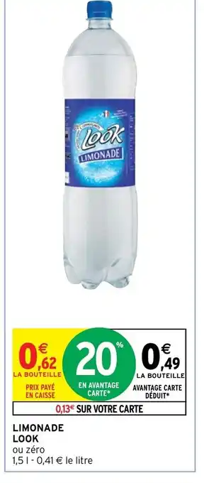 Intermarché Hyper Look limonade offre