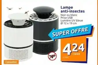 Action Lampe anti-insectes offre