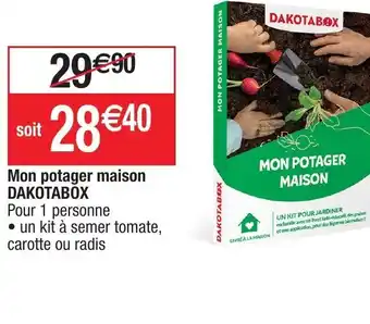 Migros Mon potager maison DAKOTABOX offre