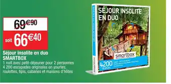 Sèjour insolite ed duo SMARTBOX