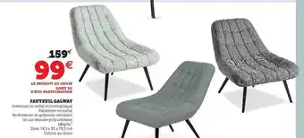 Super U Fauteuil Galway offre