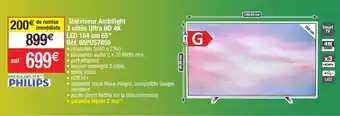 Migros Téléviseur Ambilight offre