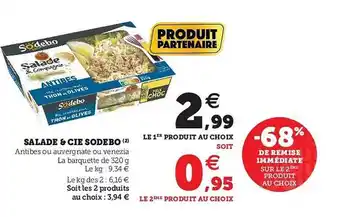 U Express Salade & Cie Sodebo offre