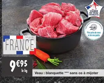 Migros Veau ; blamquette offre