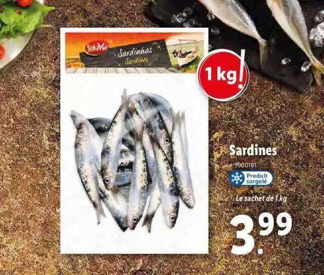 Promo Sardines chez Lidl