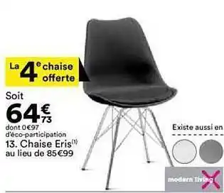 BUT Chaise eris modern living offre