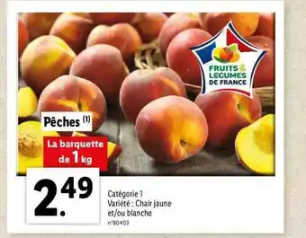 Lidl Pêches offre