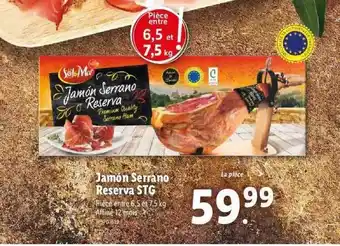 Lidl Sol mar jamón serrano reserva stg offre