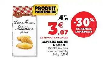 U Express Gâteaux Bonne Maman offre