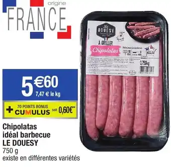 Chipolatas Idéal barbeque Le DOUSEY