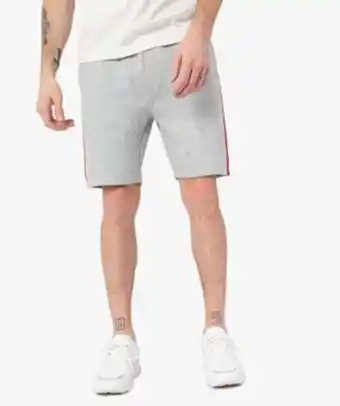 Gémo Short homme en maille avec bandes tricolores – camps united vue1 - camps united - gemo offre