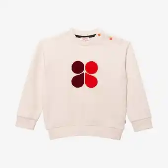Sweat bébé papillon écru