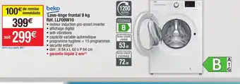 Migros Lave-linge frontal 9 kg offre