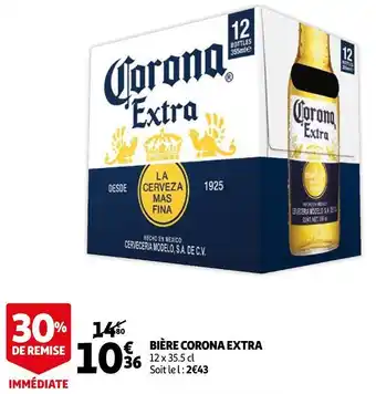 Auchan Corona extra bière offre