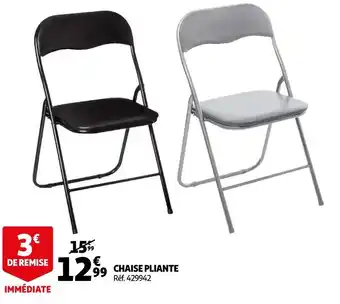 Auchan Chaise pliante offre