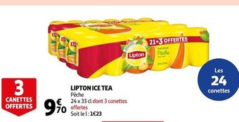 Auchan Lipton ice tea offre