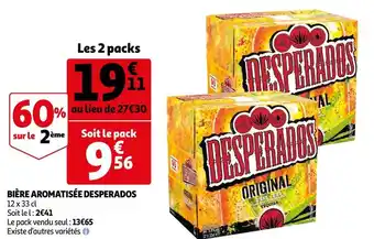 Auchan Desperados bière aromatisée offre