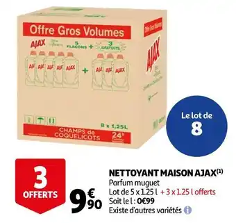 Auchan Ajax nettoyant maison offre