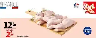 Auchan Cuisses de poulet offre