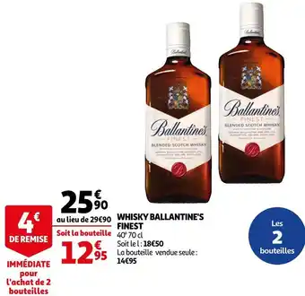 Auchan Ballantine's finest whisky offre