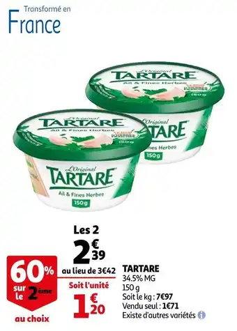 Auchan Tartare tartare offre