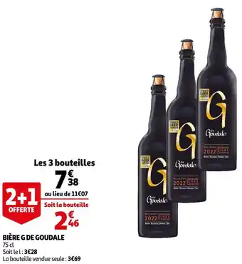 Auchan La goudale bière g de goudale offre