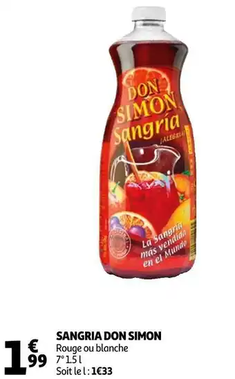 Auchan Don simon sangria offre