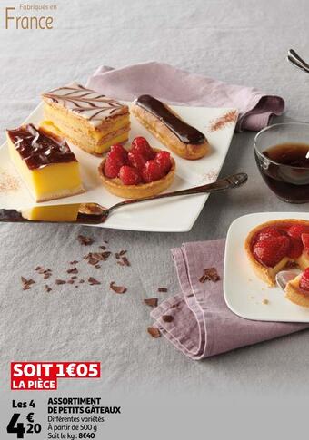 Auchan Assortiment de petits gâteaux offre