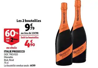 Auchan Italie prosecco offre