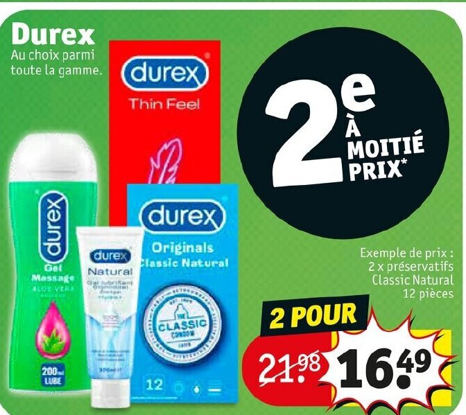Promo Durex chez Kruidvat