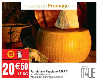Cora x Carrefour Parmigiano Reggiano A.O.P offre